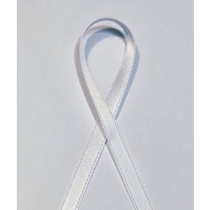 Ruban satin 6 mm - Blanc 6mm