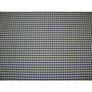Bavoir oie tissu vichy  - Vichy gris bleu