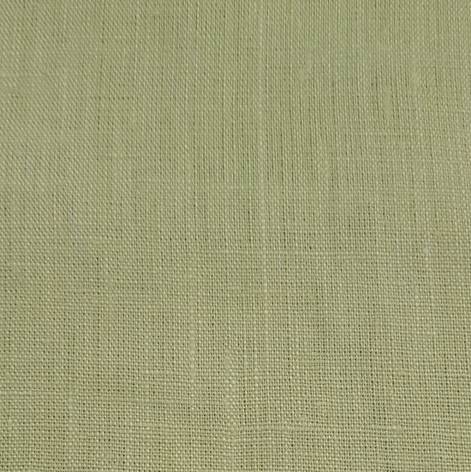 Coupon De Tissu 100 Lin Vert Anis 45 X 45 Cm Les Ateliers K