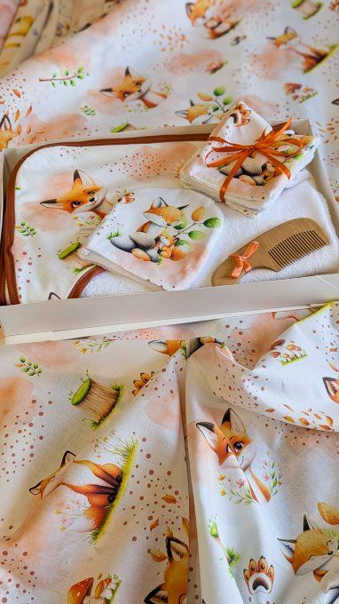 Tissu Coton Imprimé "Flynn"  L’Atelier de Jess & Caro 