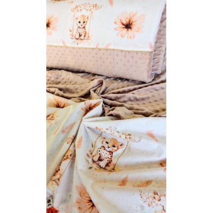 Tissu Coton Imprimé "Livy" - L’Atelier de Jess & Caro 