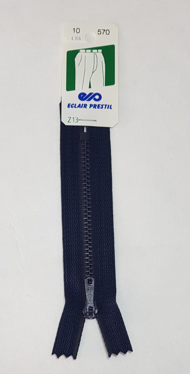 Fermeture  ECLAIR  METAL non séparable maille 4mm  jupe/pantalon Z12 / Z13