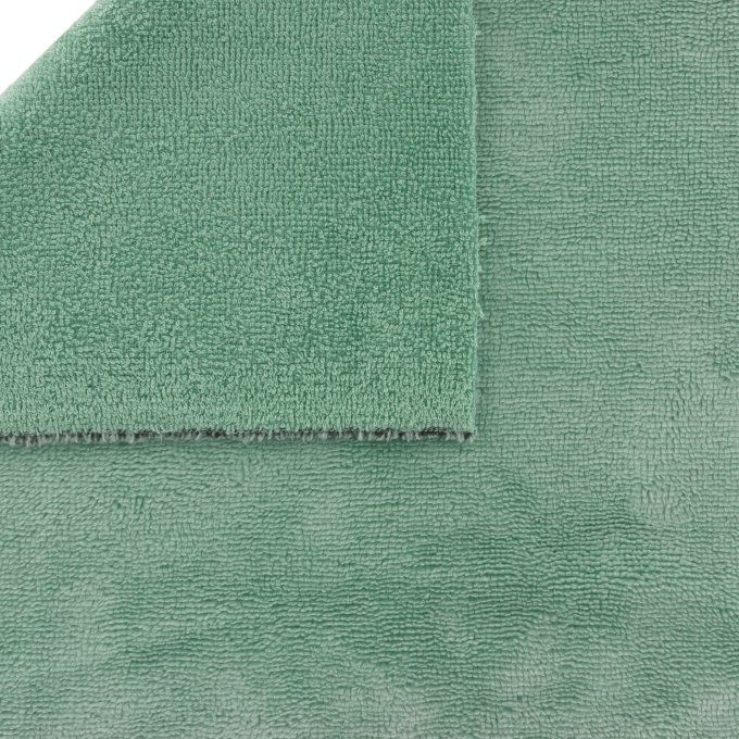 Tissu Éponge Microfibre Bambou – Vert Tilleul
