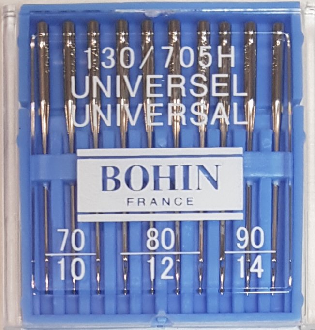 Aiguilles pour machine talon plat universel Bohin