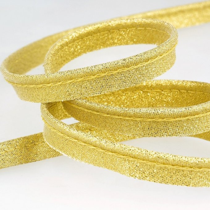 Passepoil dépassant lamé brillant  10mm