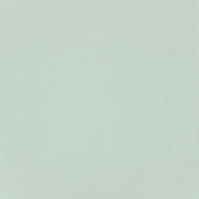 Tissu double gaze vert menthe