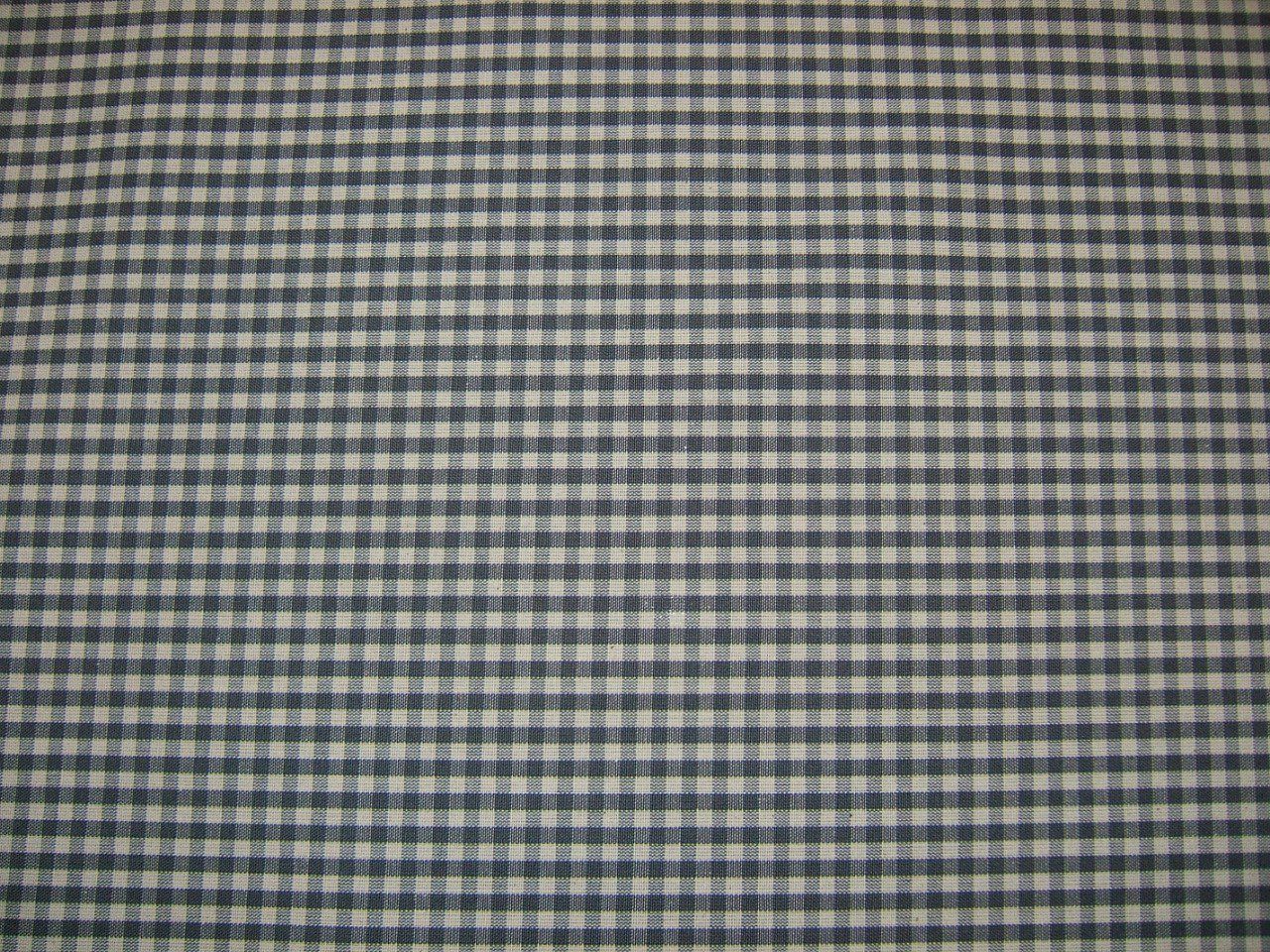 Tissu à carreaux  100 % coton vichy gris bleu ou chocolat 
