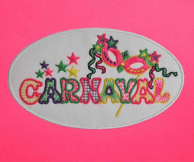 Ecusson "Carnaval de Venise"  multicolore 