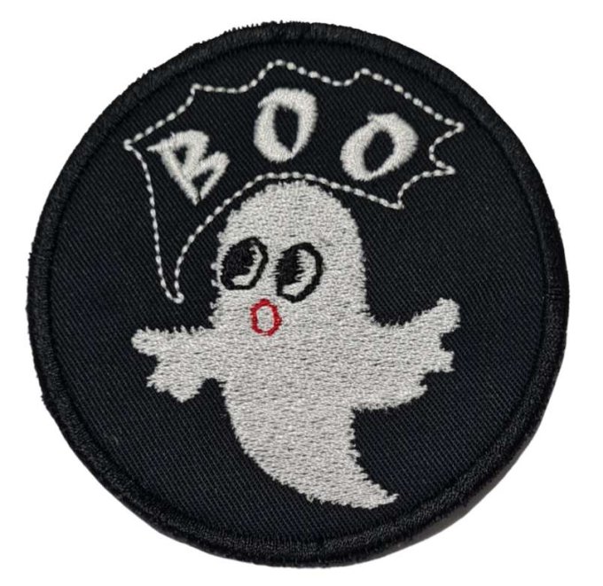 Ecusson Halloween Fantôme  Boo 