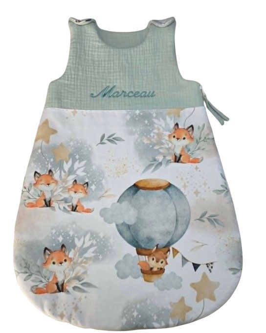 Gigoteuse  lovely fox double gaze brodé photo 2