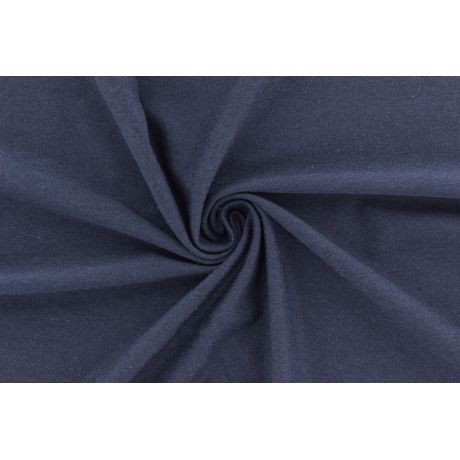 Jersey de bambou tissu Stenzo  teint marine 220grs/m²