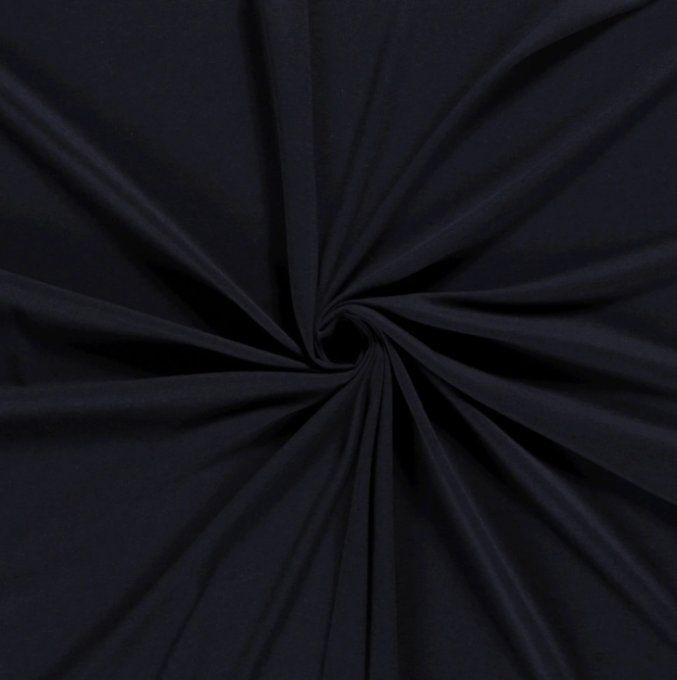 Jersey de bambou tissu marine 200grs/m²