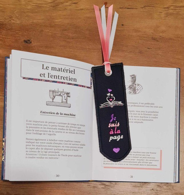 Marque-pages brodé personnalisable qui a du sens et unique