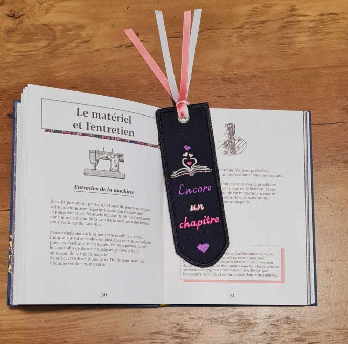 Marque-pages brodé personnalisable qui a du sens et unique
