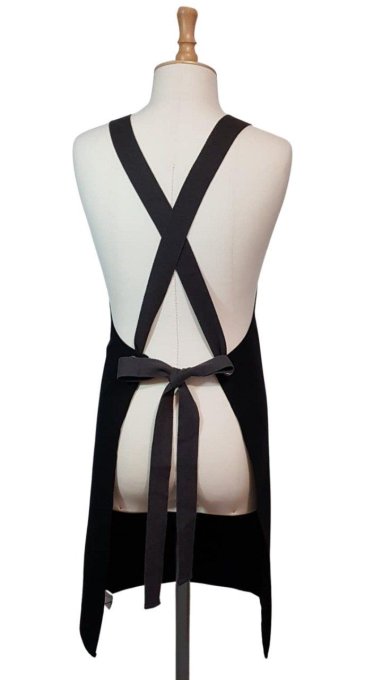 tablier brodé père noël