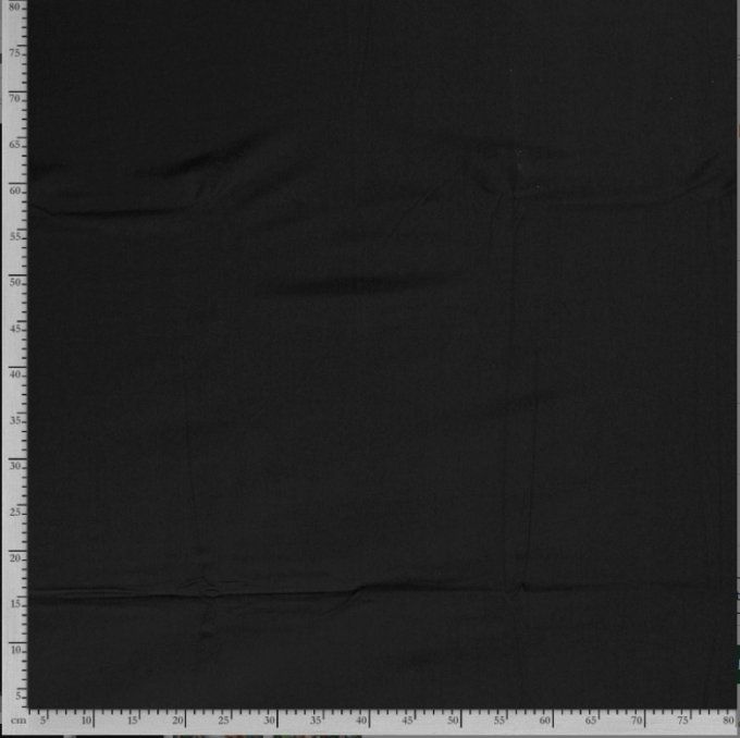 Jersey de bambou teint  noir 200grs/m²