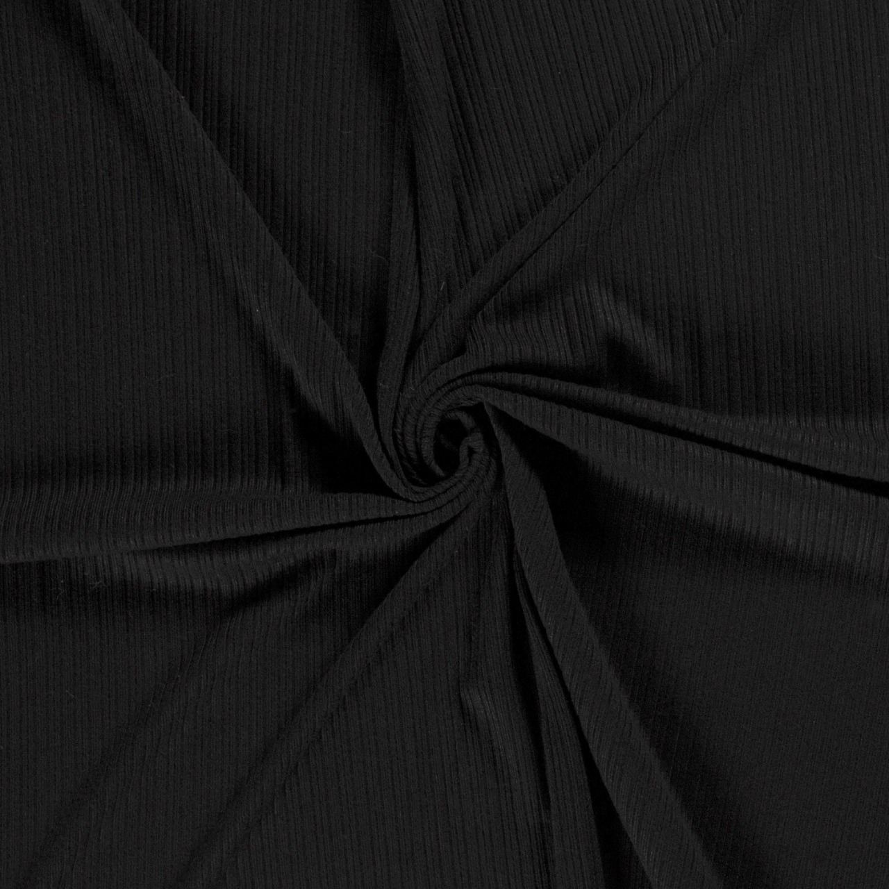 Tissu tricot rayure Noir