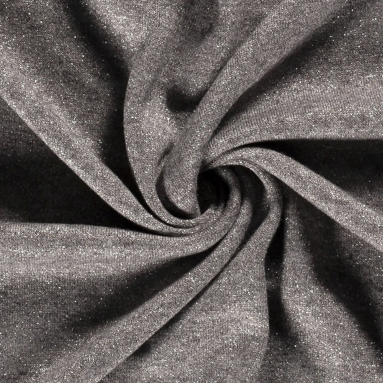 Tissu tricot  taupe lurex 