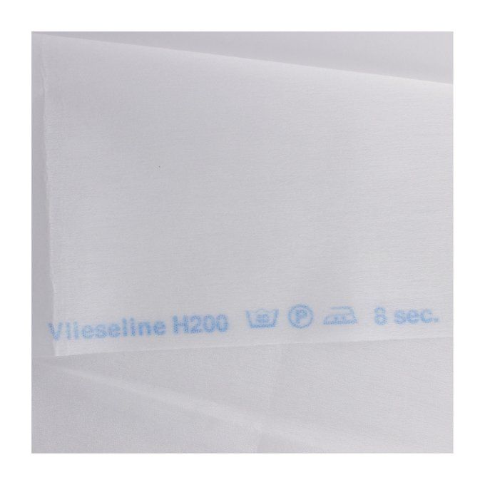 Entoilage Vlieseline H200 Thermocollant Léger Blanc (90 cm)