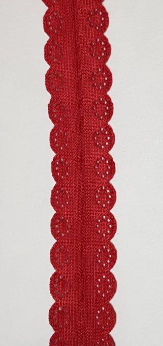 Fermeture invisible style dentelle